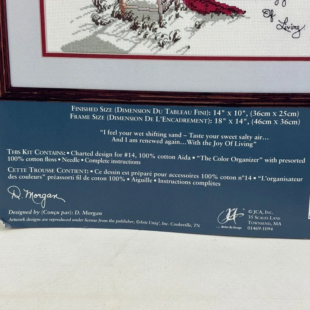 Needle Treasures Joy of Living Cross Stitch Kit 04638 Beach Chair Ocean Complete
